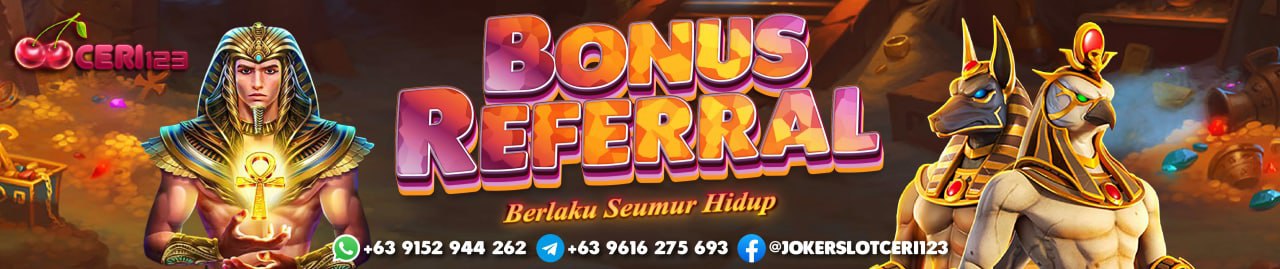 BONUS REFERAL SLOT ONLINE DAN DINGDONG TOGEL TERBE